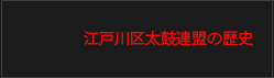 江戸川区太鼓連盟歴史